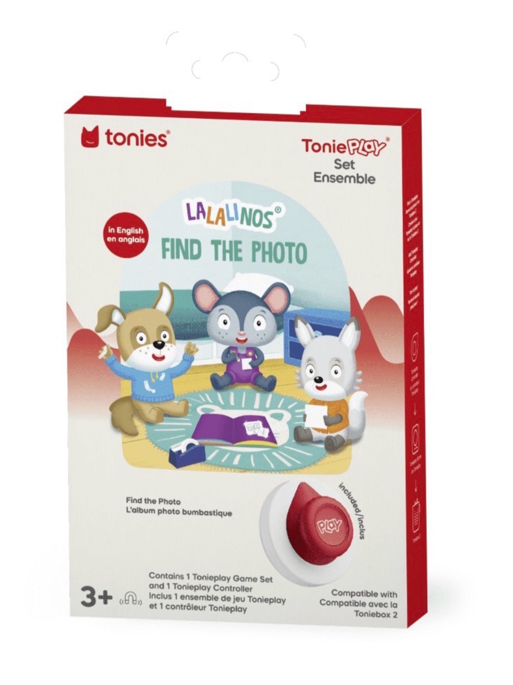 Tonies LaLaLinos Find The Photo ToniePlay Set - Red